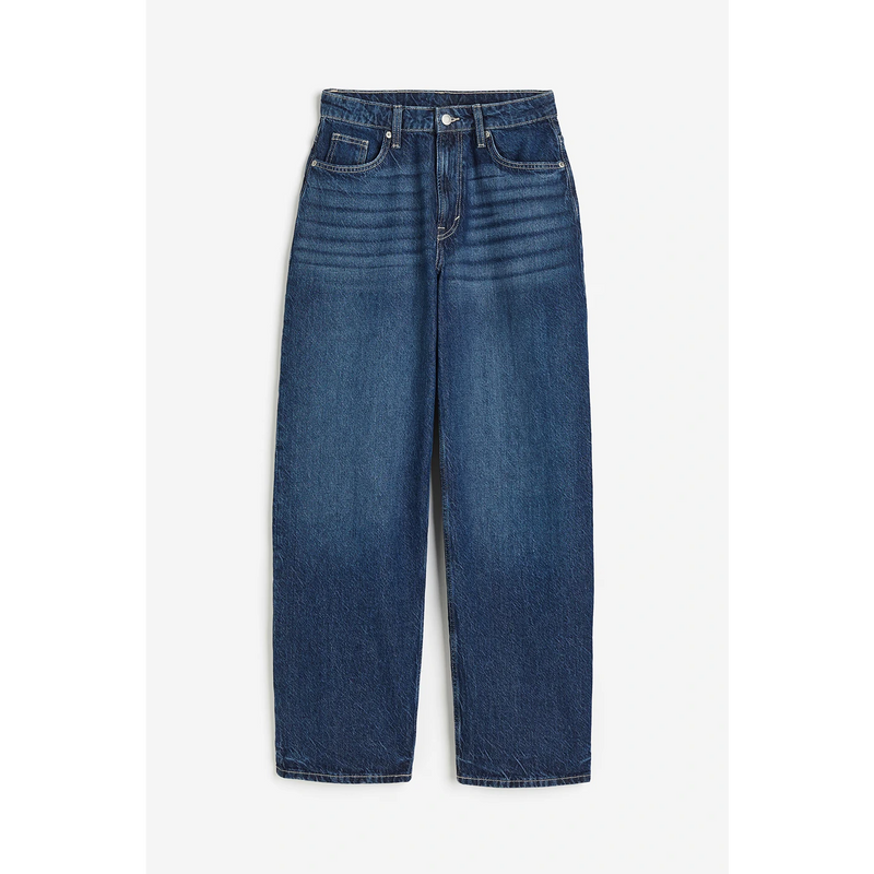 Baggy High Waist Blue Jeans | Montivo Pakistan