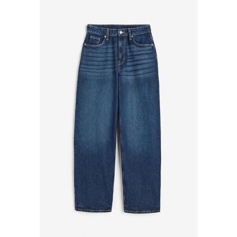 Baggy High Waist Blue Jeans | Montivo Pakistan