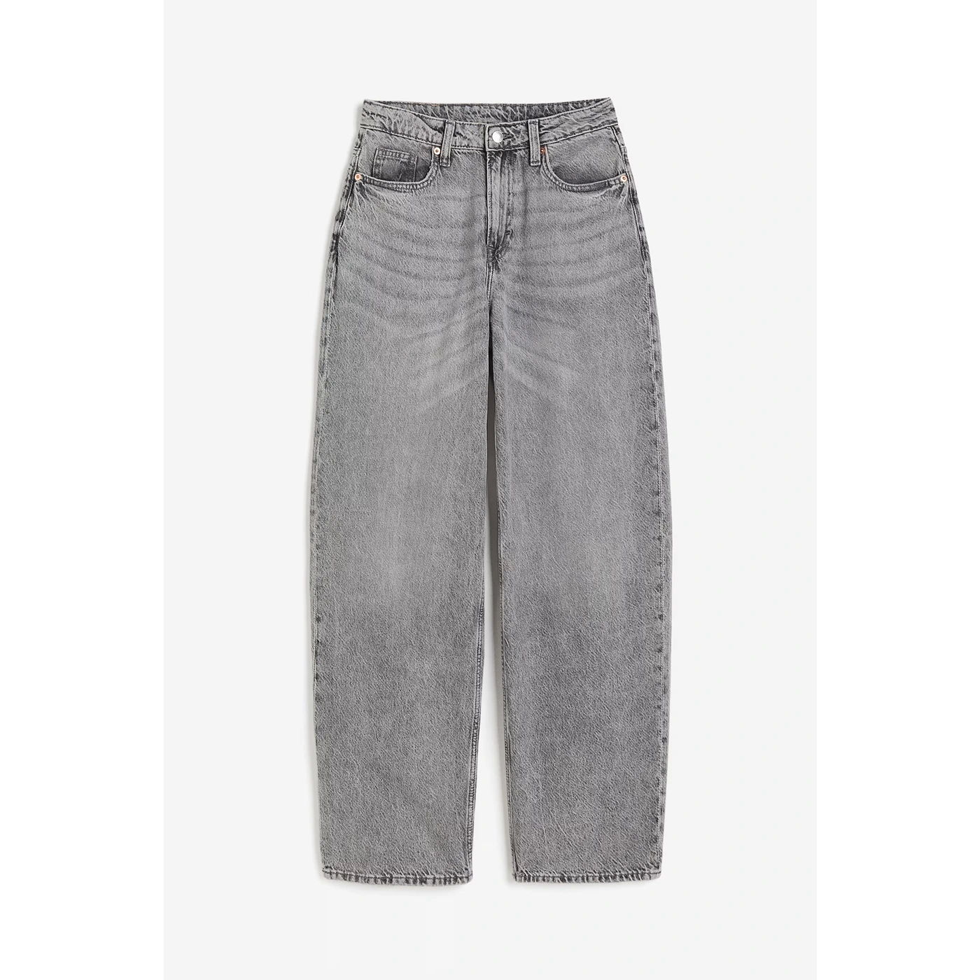 Baggy High Waist Grey Jeans | Montivo Pakistan