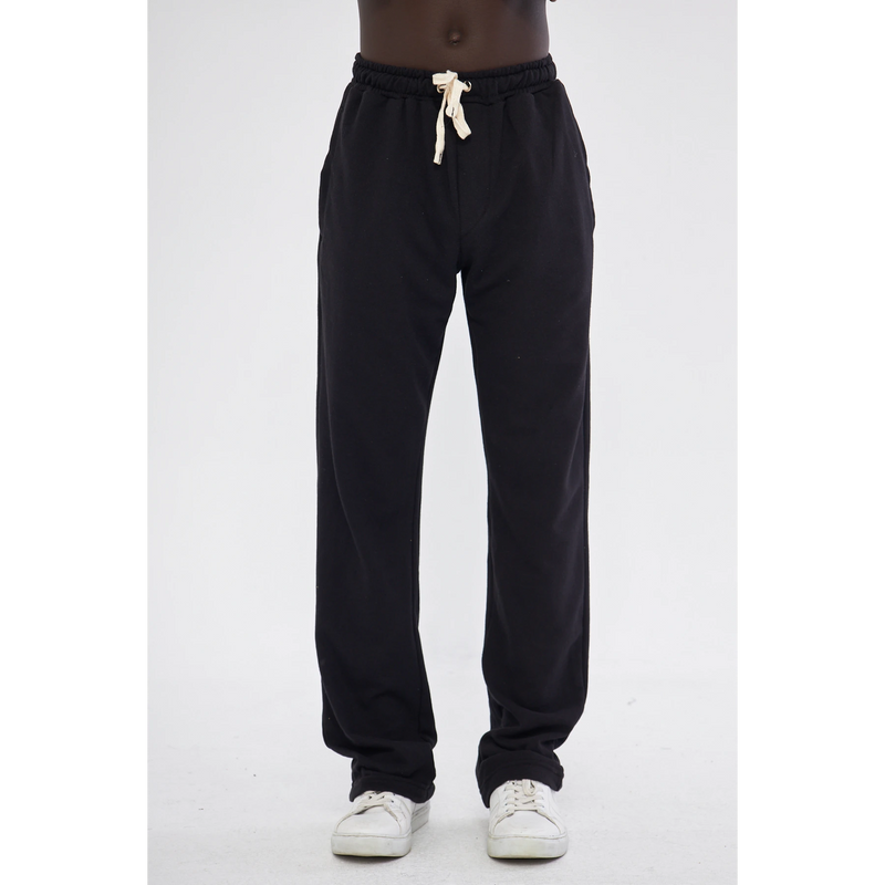 Black Relaxed Fit Trousers | Montivo Pakistan