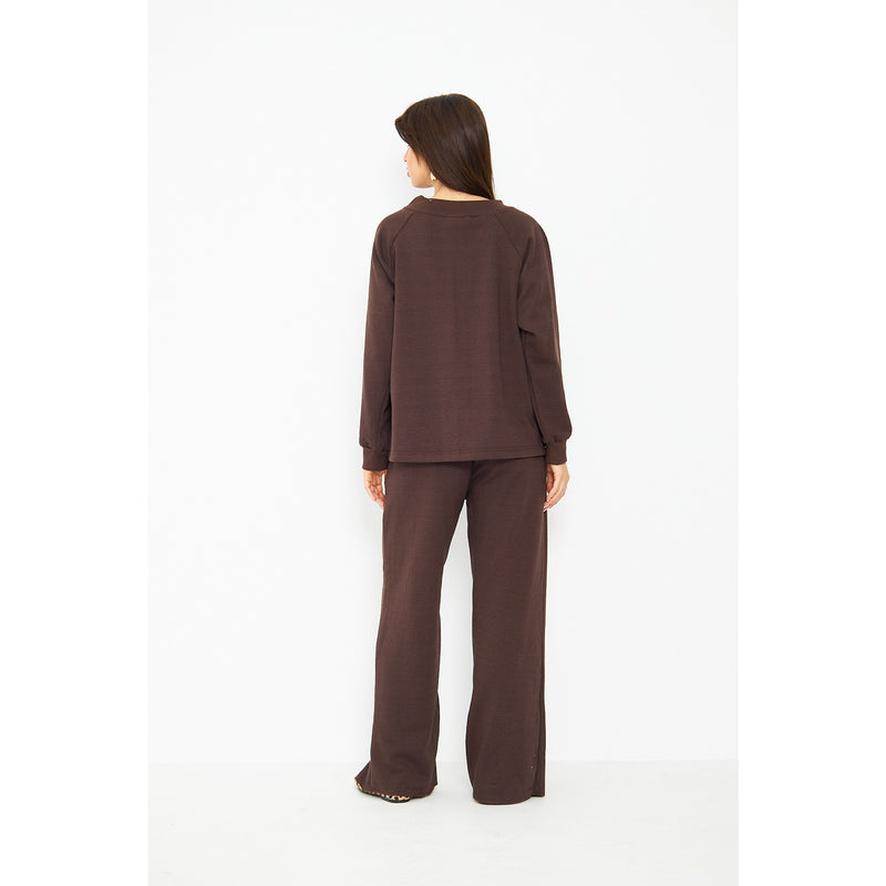 Brown Matching Set | Montivo Pakistan