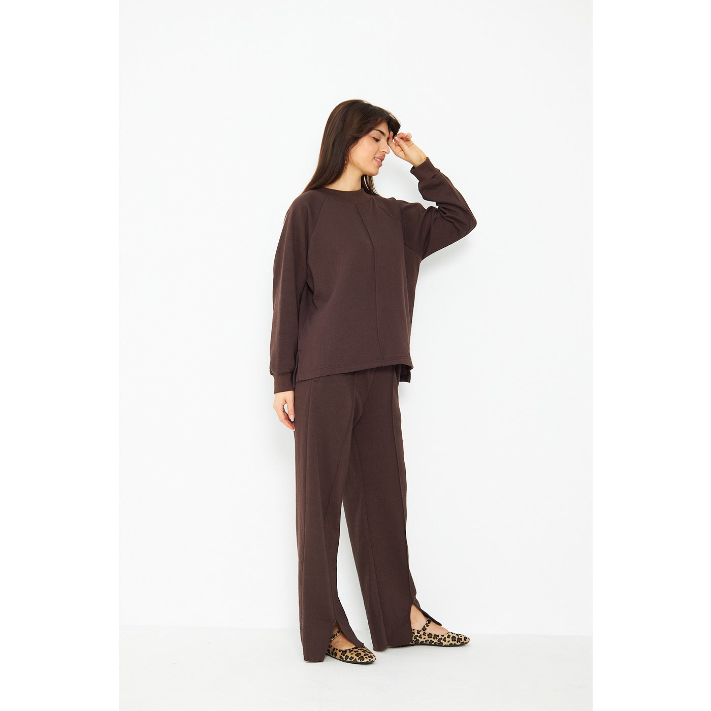 Brown Matching Set | Montivo Pakistan