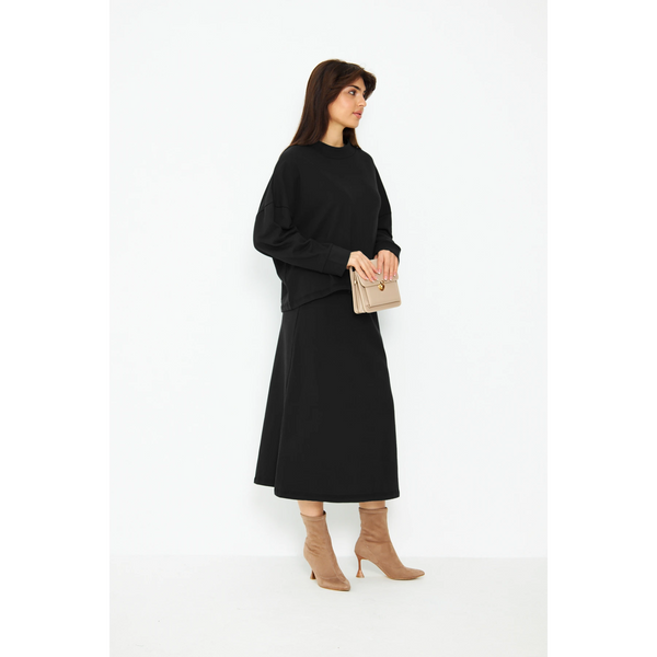Black Skirt and Top Matching Set | Montivo Pakistan