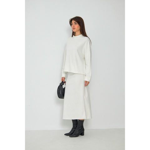 White Skirt and Top Matching Set | Montivo Pakistan