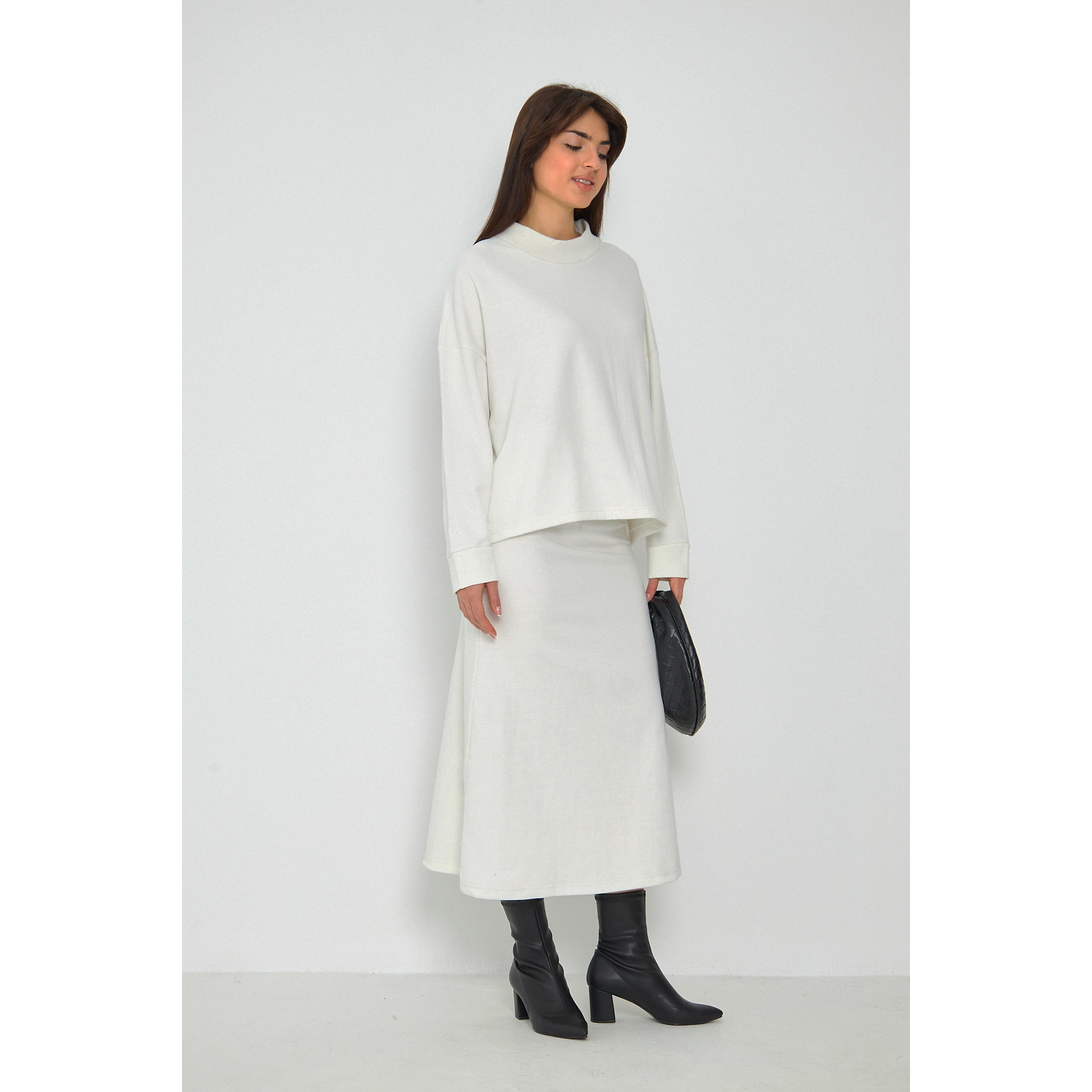 White Skirt and Top Matching Set | Montivo Pakistan