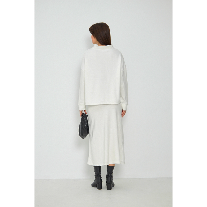 White Skirt and Top Matching Set | Montivo Pakistan