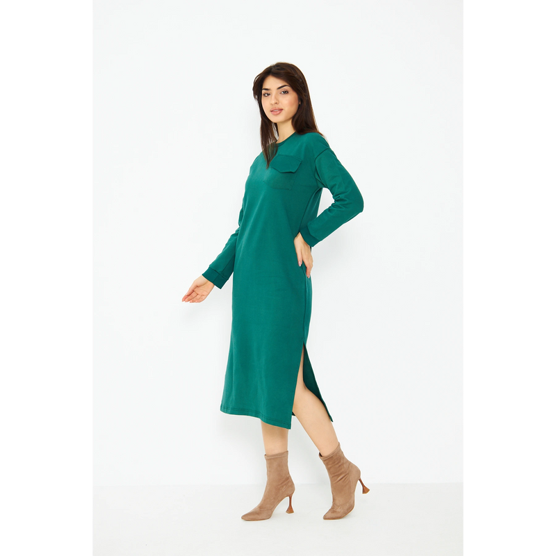 Green Long Maxi Dress | Montivo Pakistan