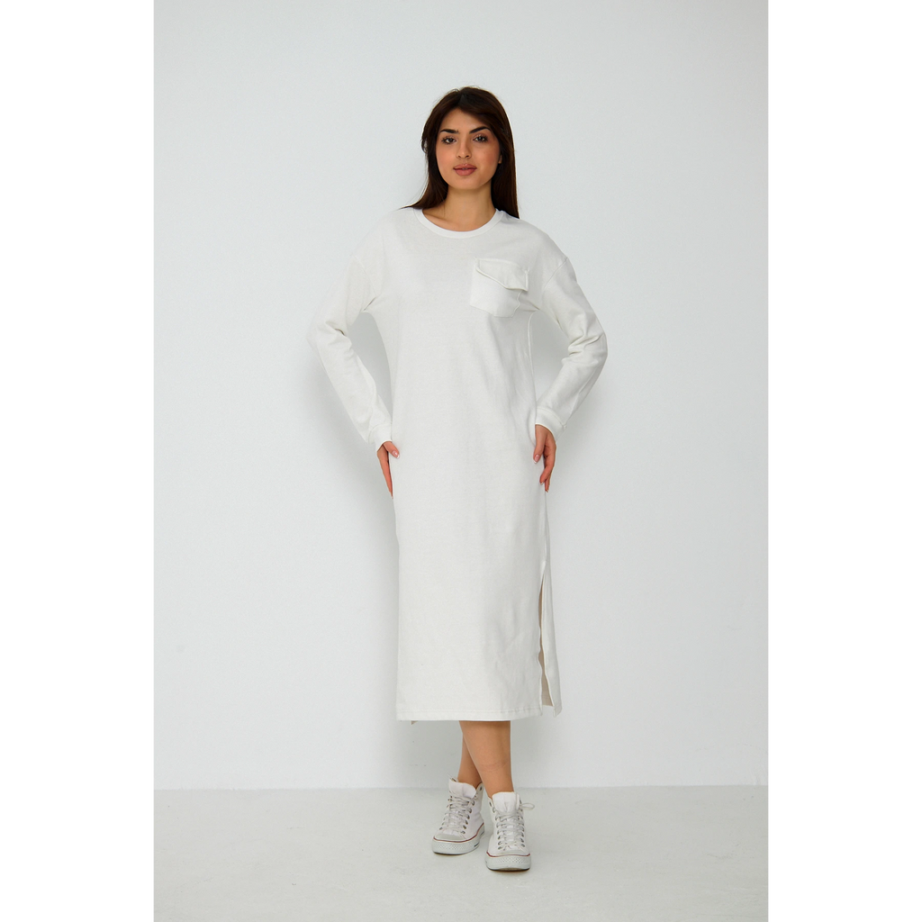 White Long Maxi Dress | Montivo Pakistan