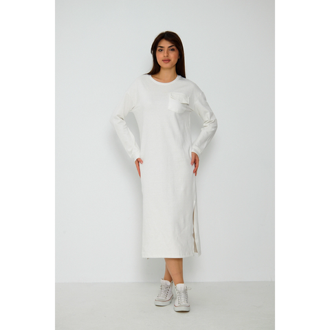 White Long Maxi Dress | Montivo Pakistan