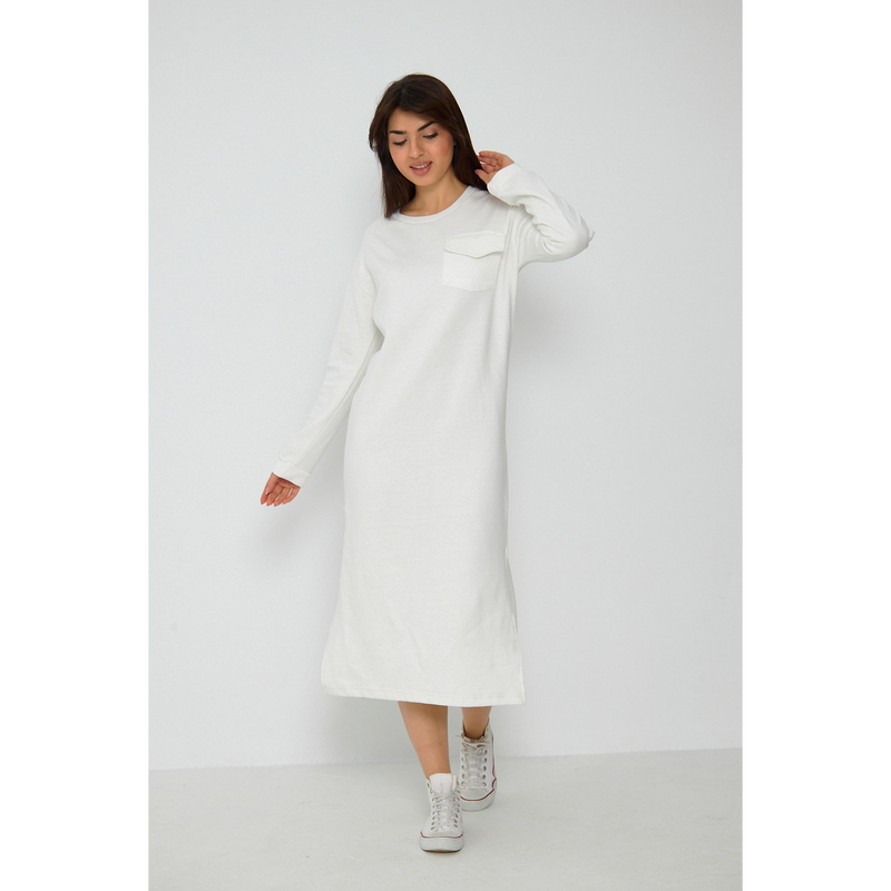 White Long Maxi Dress | Montivo Pakistan