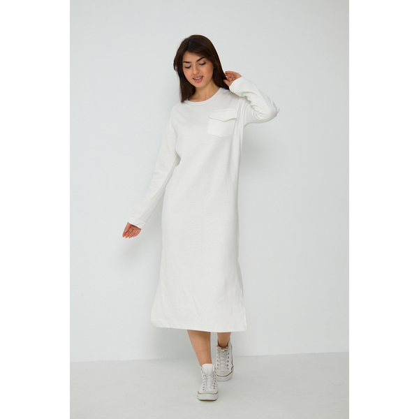 White Long Maxi Dress | Montivo Pakistan