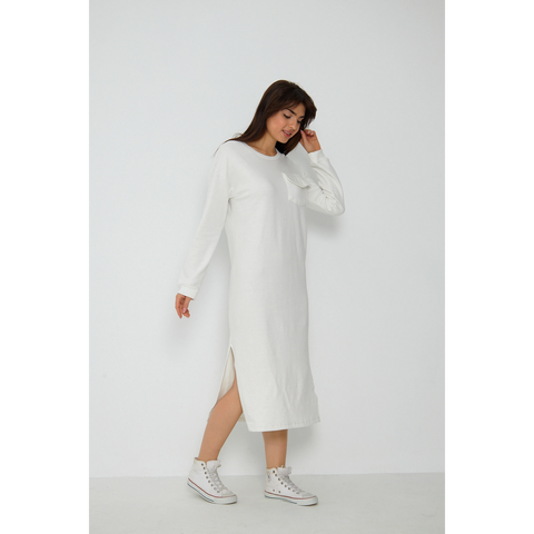 White Long Maxi Dress | Montivo Pakistan