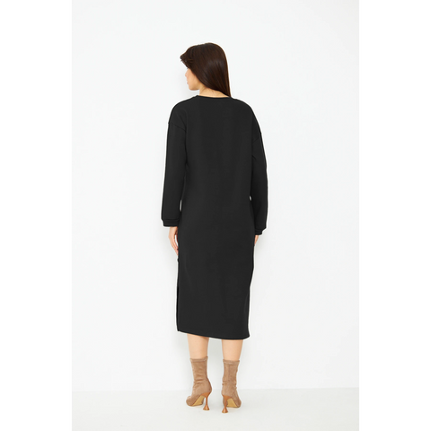 Black Long Maxi Dress | Montivo Pakistan