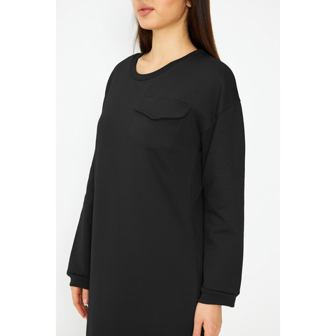 Black Long Maxi Dress | Montivo Pakistan