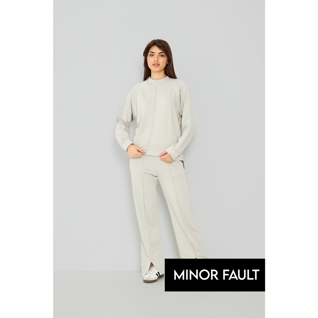 (Minor Fault) Beige Matching Set | Montivo Pakistan