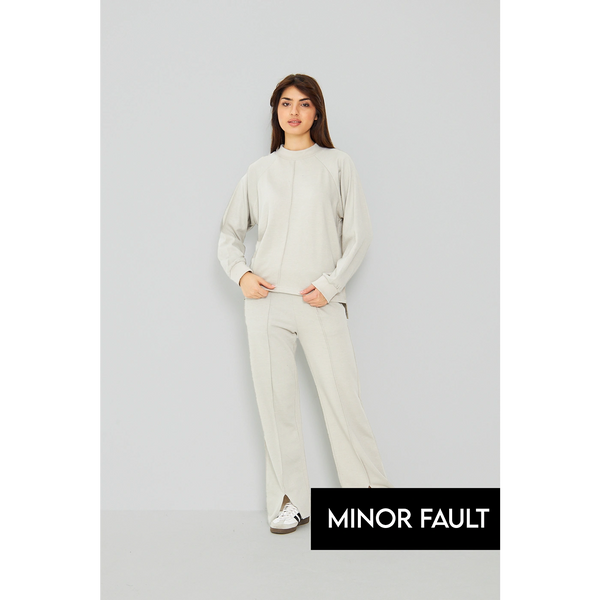 (Minor Fault) Beige Matching Set | Montivo Pakistan