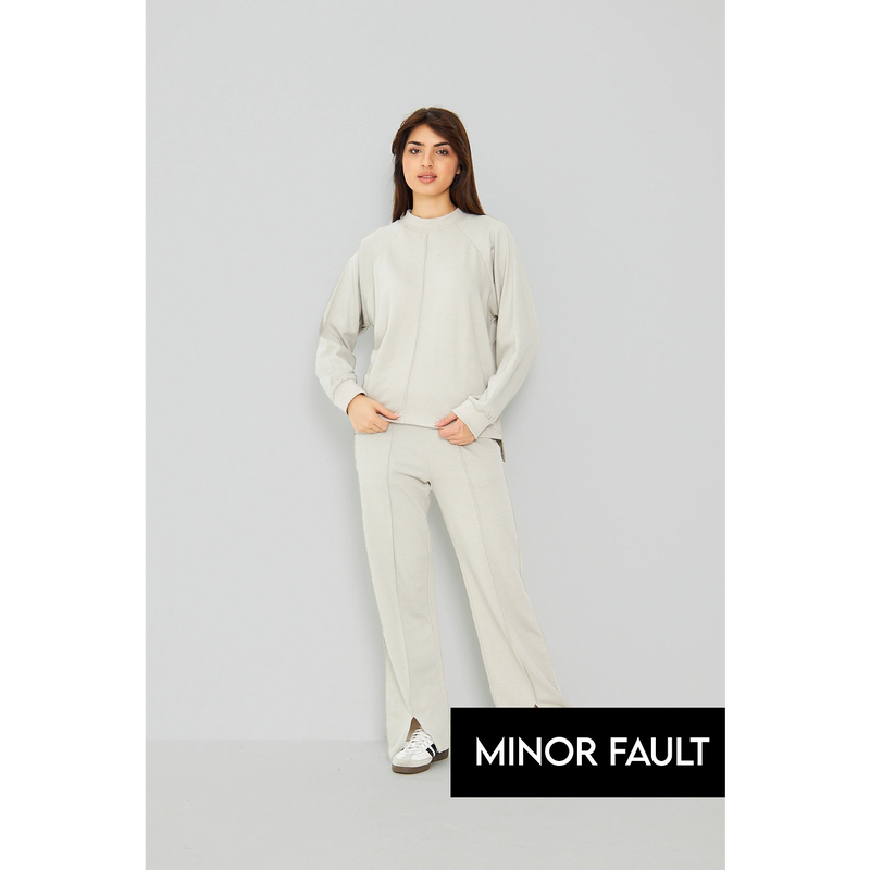 (Minor Fault) Beige Matching Set | Montivo Pakistan