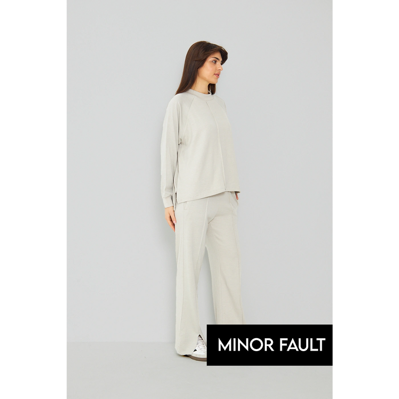 (Minor Fault) Beige Matching Set | Montivo Pakistan