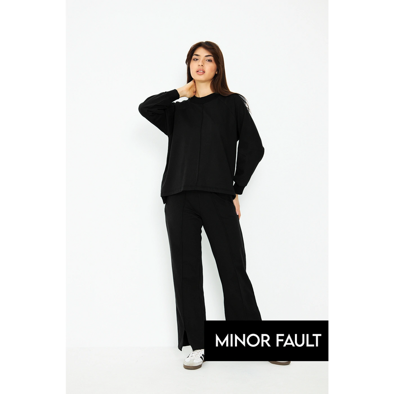 (Minor Fault) Black Matching Set | Montivo Pakistan