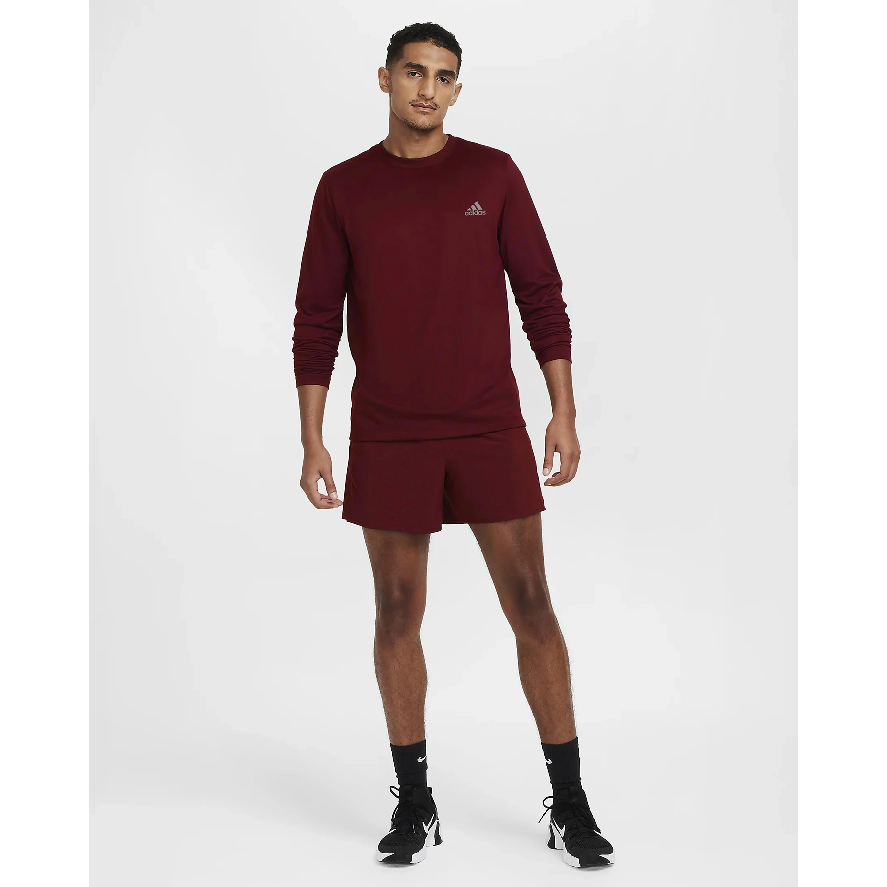 ADS Full Sleeves Dri-Fit Burgundy Tshirt | Montivo Pakistan