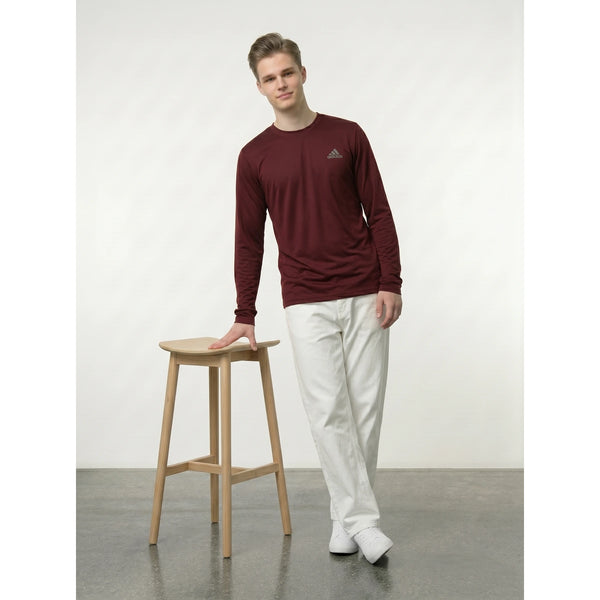 ADS Full Sleeves Dri-Fit Burgundy Tshirt | Montivo Pakistan