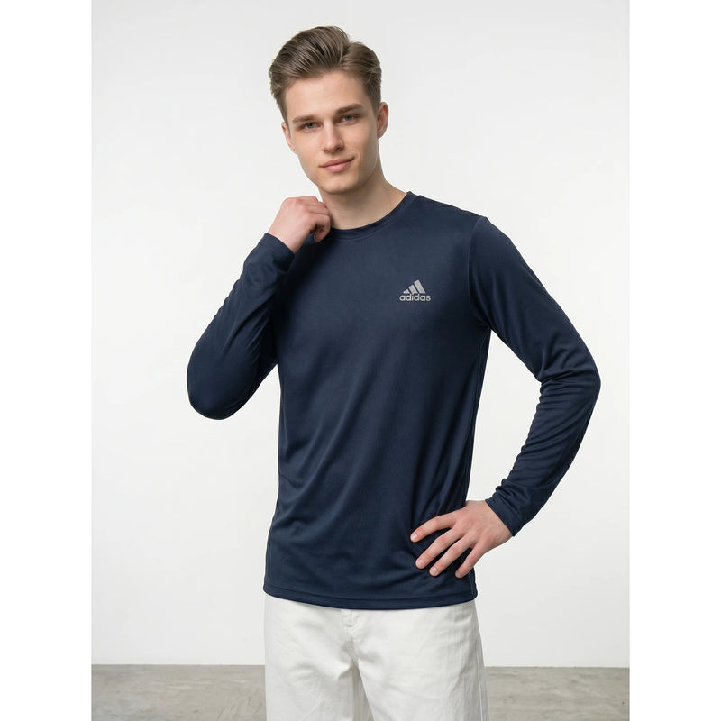 ADS Full Sleeves Dri-Fit Navy Tshirt | Montivo Pakistan