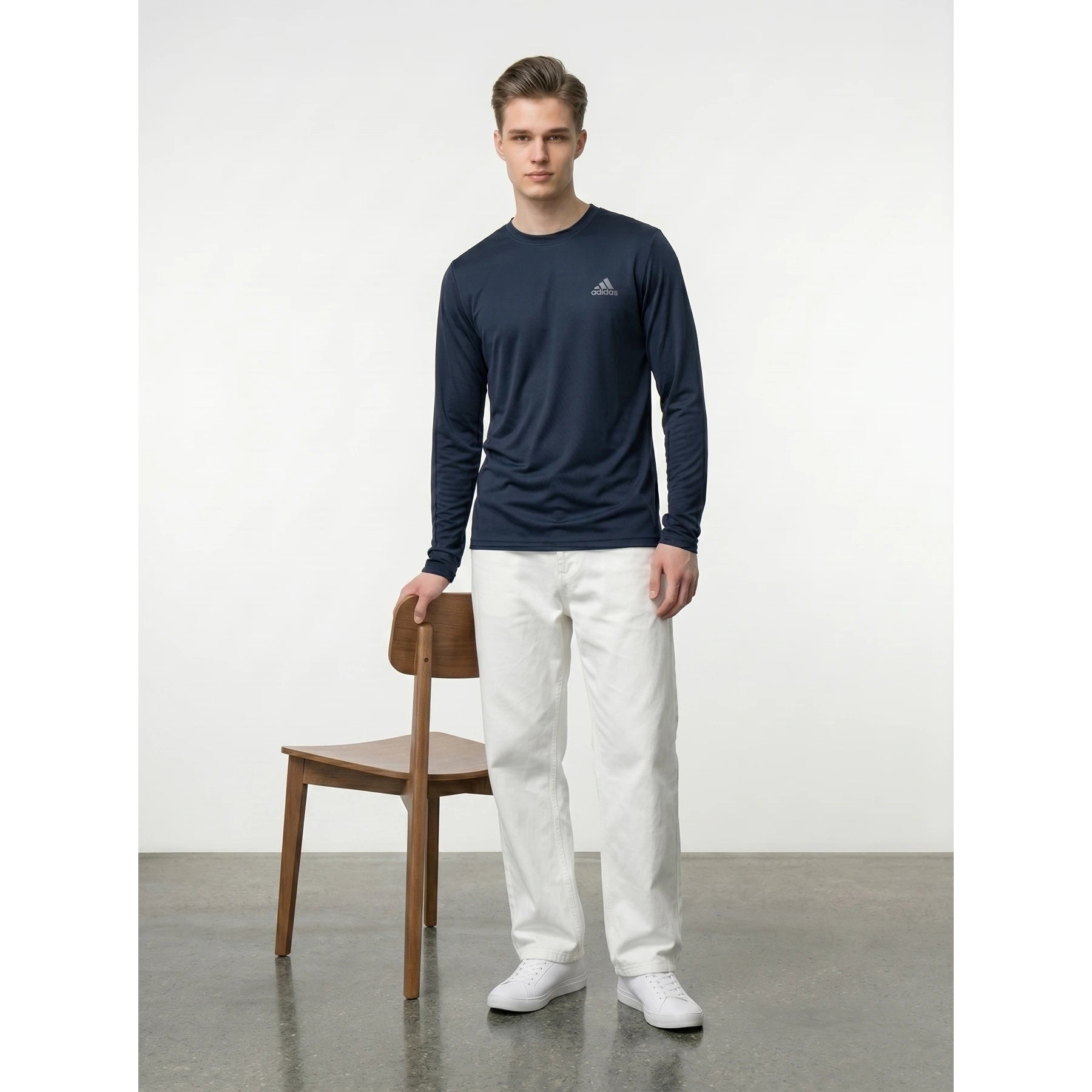 ADS Full Sleeves Dri-Fit Navy Tshirt | Montivo Pakistan