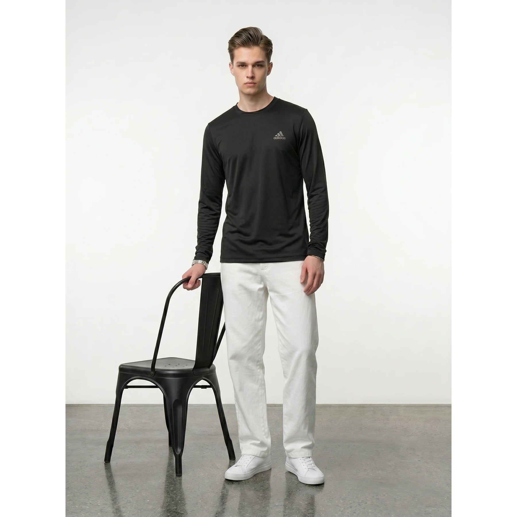 ADS Full Sleeves Dri-Fit Black Tshirt | Montivo Pakistan