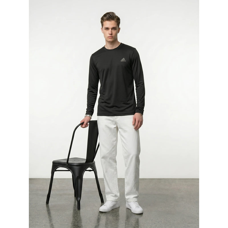 ADS Full Sleeves Dri-Fit Black Tshirt | Montivo Pakistan