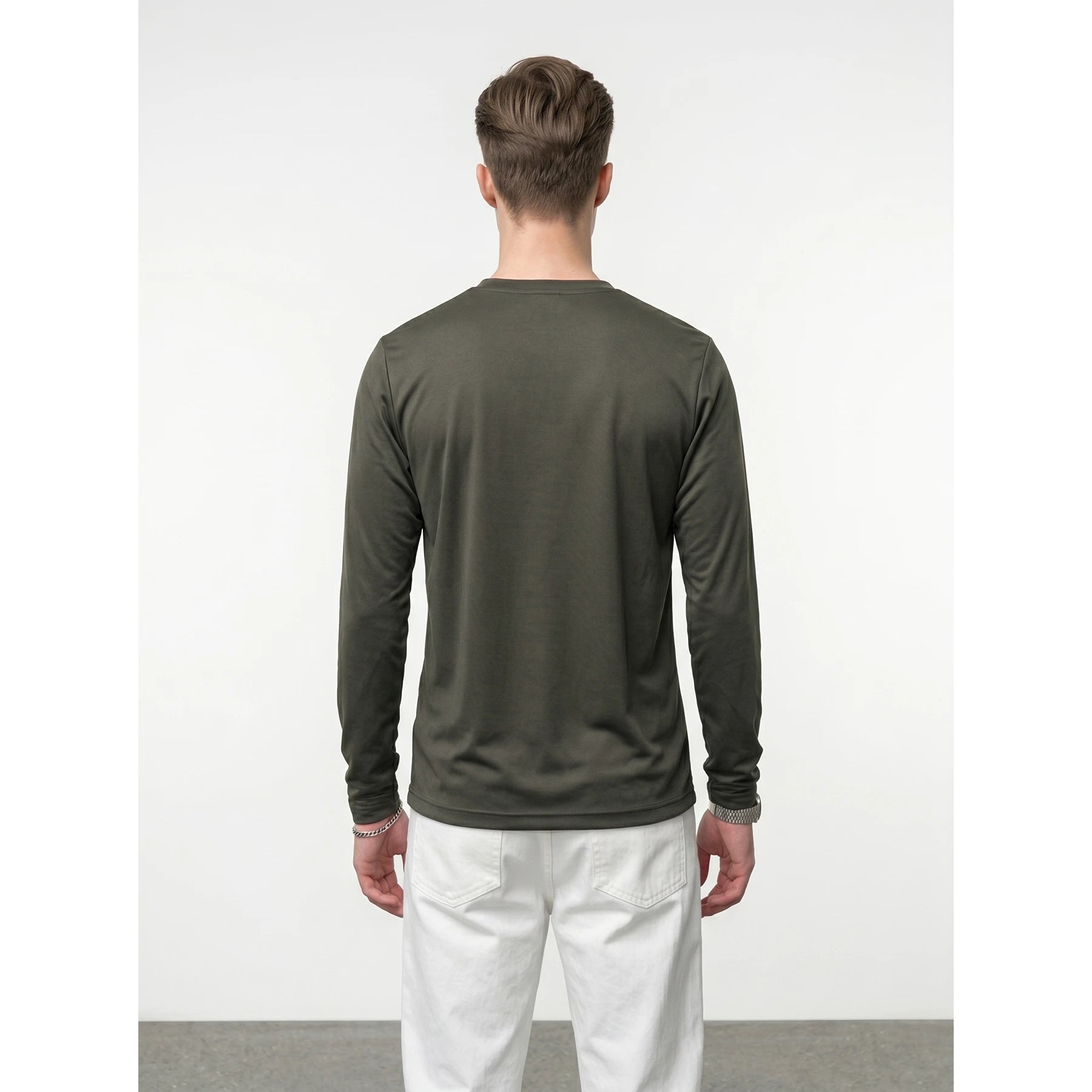 ADS Full Sleeves Dri-Fit Grey Tshirt | Montivo Pakistan