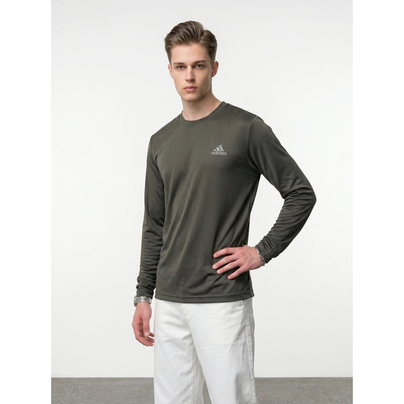 ADS Full Sleeves Dri-Fit Grey Tshirt | Montivo Pakistan