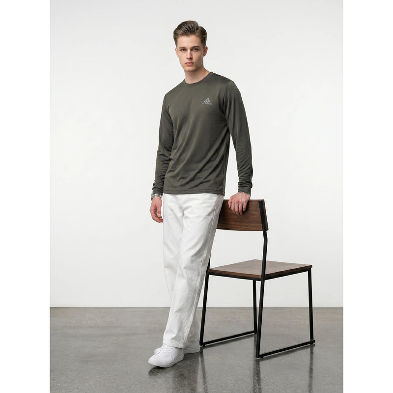 ADS Full Sleeves Dri-Fit Grey Tshirt | Montivo Pakistan