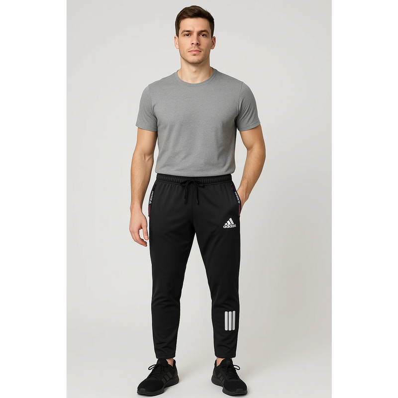 ADS Black Sports Trousers | Montivo Pakistan