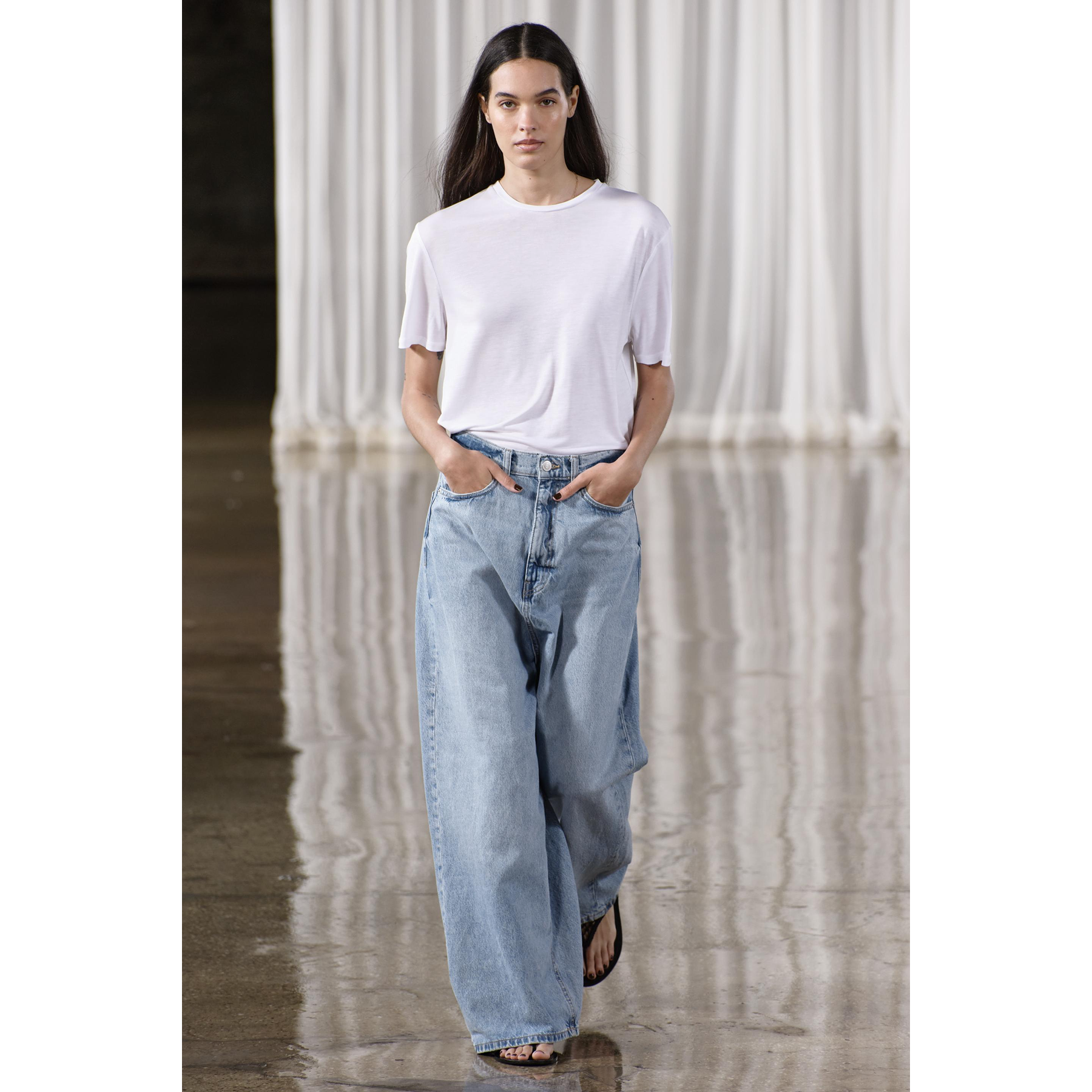 Light Blue Super Baggy Jeans | Montivo Pakistan