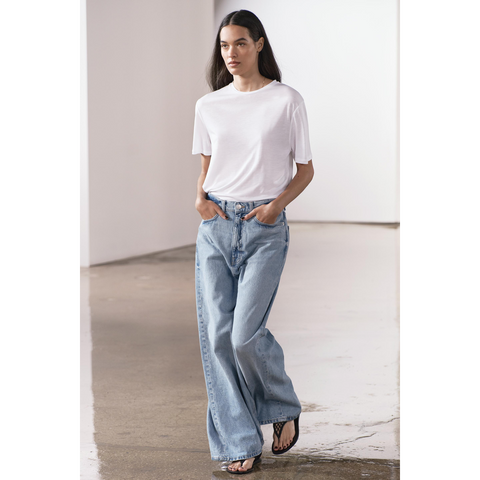 Light Blue Super Baggy Jeans | Montivo Pakistan