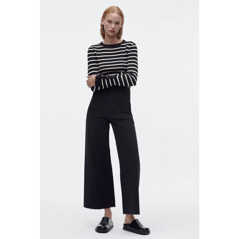 Black Wide Leg Jeans | Montivo Pakistan