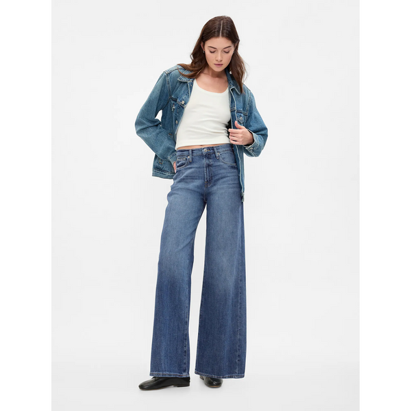 High Rise Soft Wide Leg Jeans | Montivo Pakistan