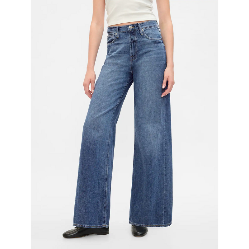 High Rise Soft Wide Leg Jeans | Montivo Pakistan