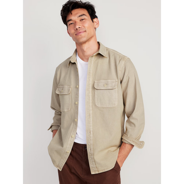 Beige Workwear Utility-Pocket Shirt | Montivo Pakistan