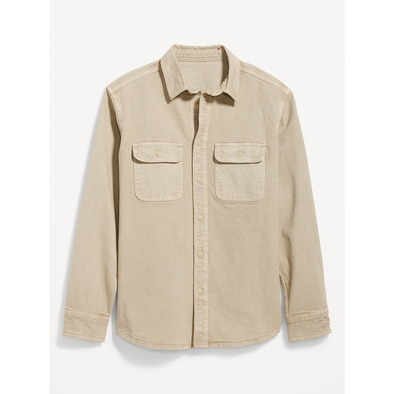 Beige Workwear Utility-Pocket Shirt | Montivo Pakistan