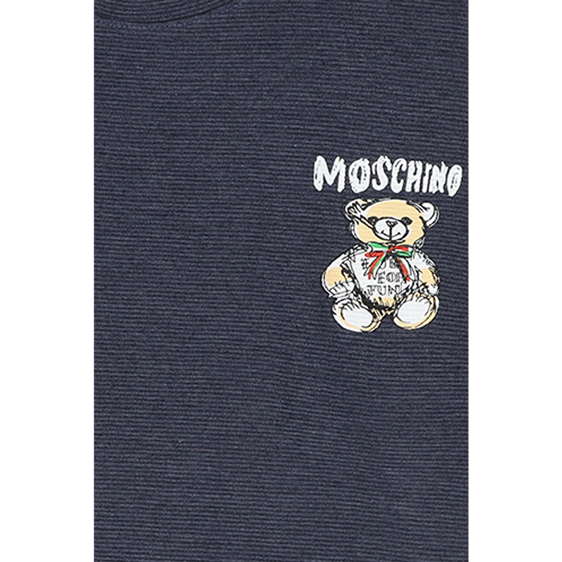 MO Pale Blue Oversized Printed Tshirt | Montivo Pakistan