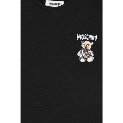 MO Black Oversized Printed Tshirt | Montivo Pakistan