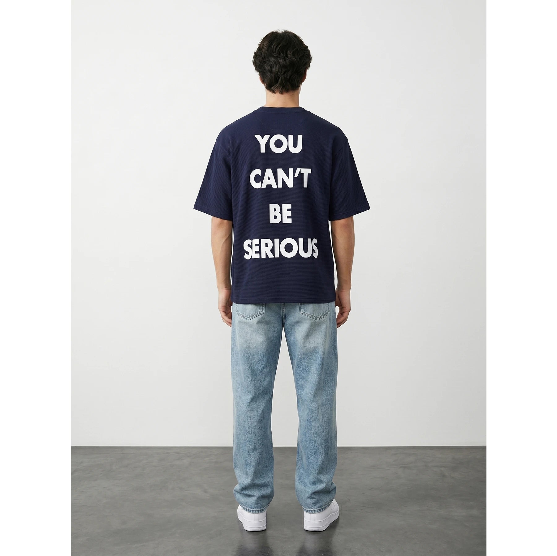 MO Navy Oversized Printed Tshirt | Montivo Pakistan