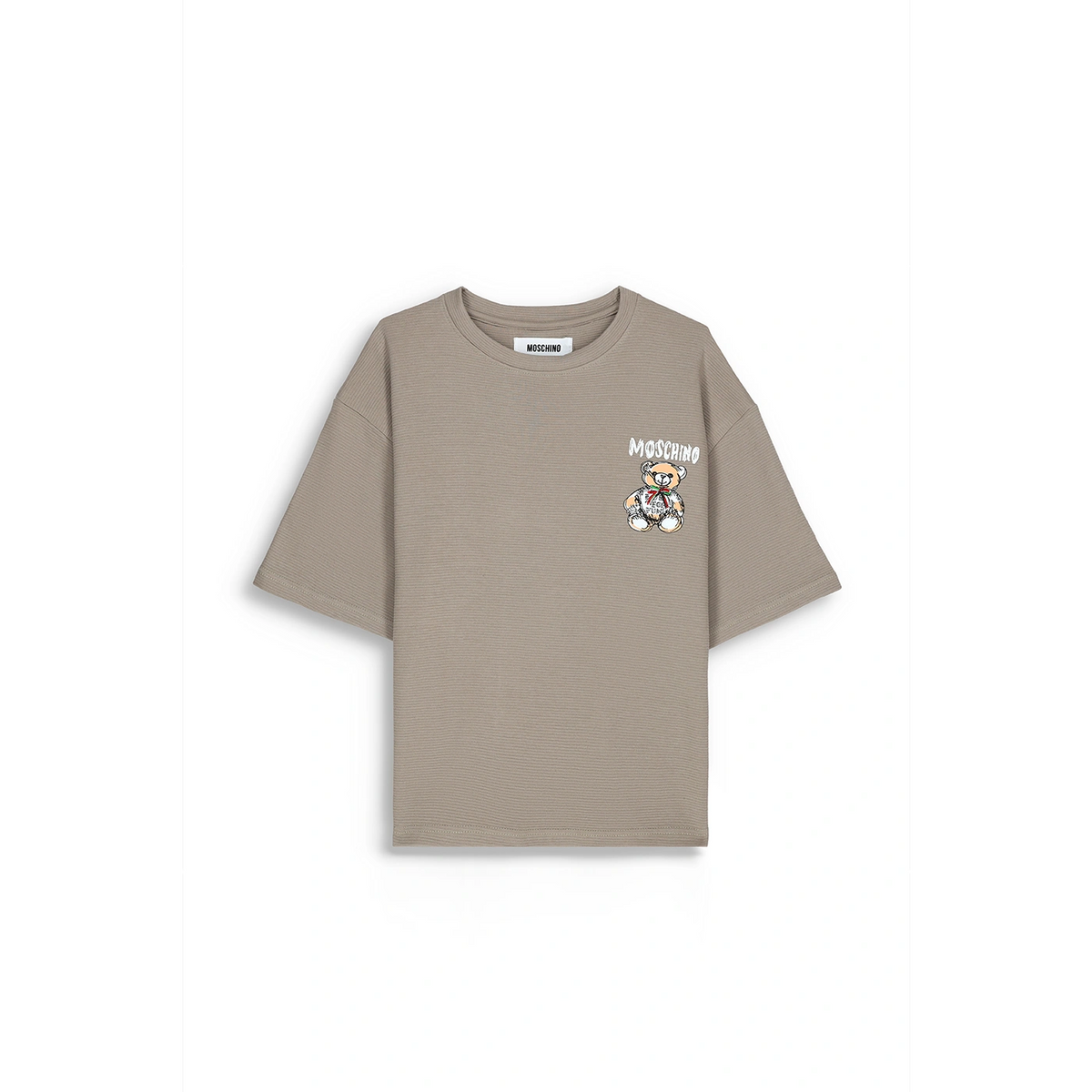 MO Beige Oversized Printed Tshirt | Montivo Pakistan