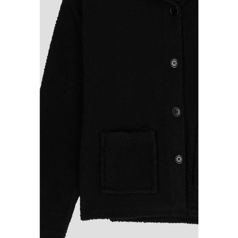 Black Teddy Coat Jacket | Montivo Pakistan