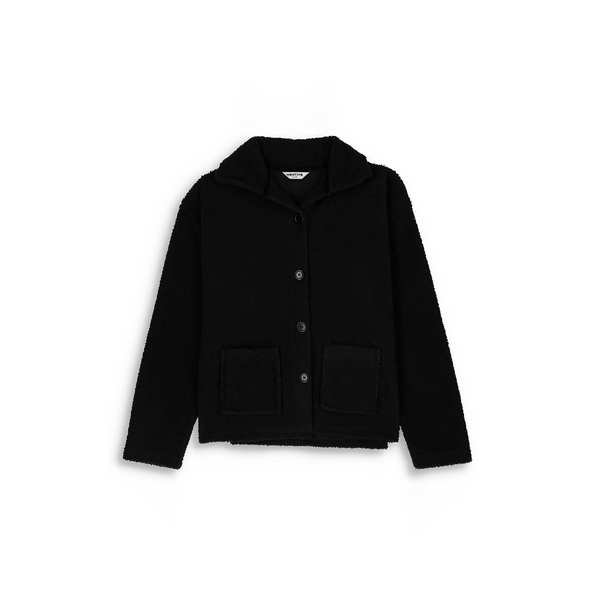 Black Teddy Coat Jacket | Montivo Pakistan