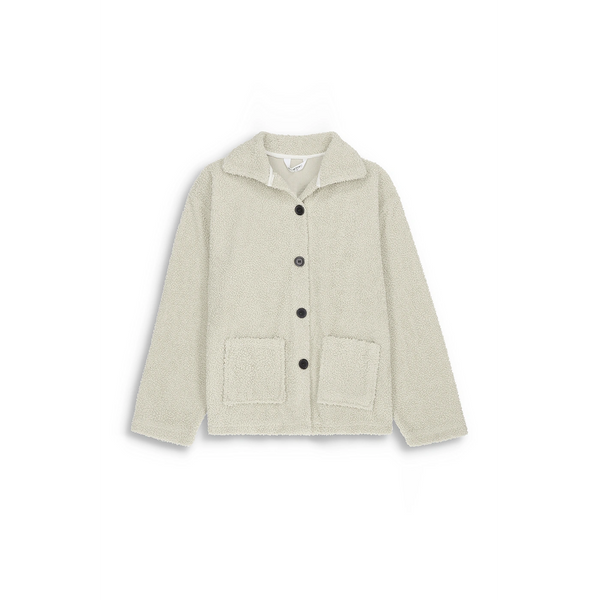 White Teddy Coat Jacket | Montivo Pakistan