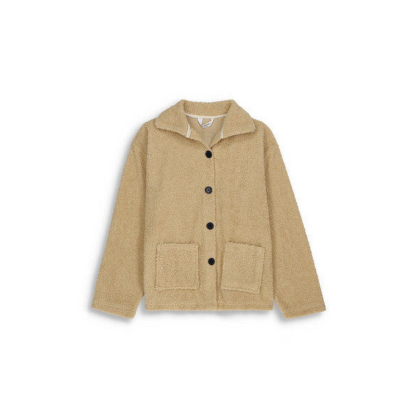 Beige Teddy Coat Jacket | Montivo Pakistan