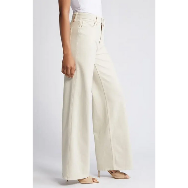 Light Beige Skate Wide Leg Jeans | Montivo Pakistan