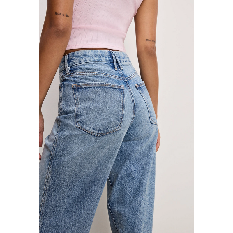 Blue Wide Leg Jeans | Montivo Pakistan